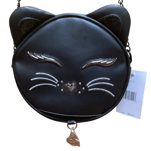 NWT BETSEY JOHNSON BLACK CAT PURSE.  GREAT GIFT IDEA - Picture 3 of 6